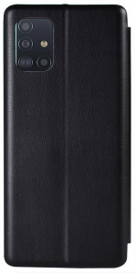 - TOTO Book Rounded Leather Case Samsung Galaxy A51 Black #I/S 3