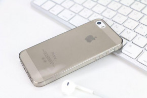 - Toto TPU case 0.2mm iPhone 5/5s Clear/Grey 3