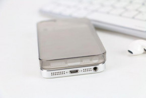 - Toto TPU case 0.2mm iPhone 5/5s Clear/Grey 4