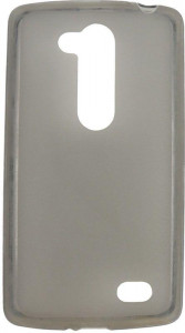 - Toto TPU case matte LG L Fino D295 Dual Dark/Grey