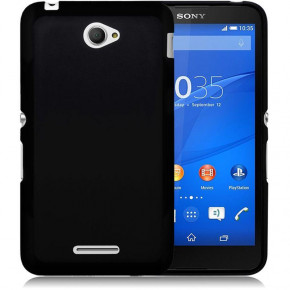 - TOTO TPU case matte Sony Xperia E4 Dual E2115 Black #I/S