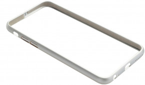  TOTO super thin metal bumper cases iPhone 6 Silver #I/S 4