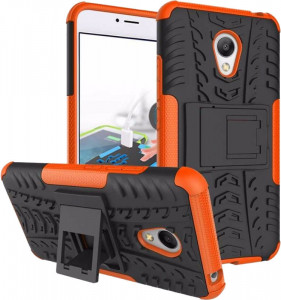 - Toto Dazzle Kickstand 2 in 1 Case Meizu M3S Orange