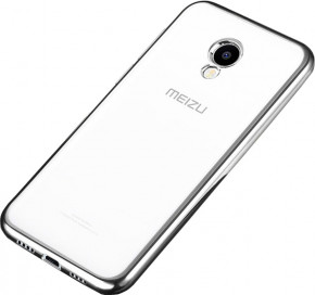 - Toto TPU case Electroplated Meizu M5s Silver