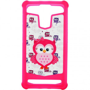 - Toto Universal TPU case with image 4,5 Owl Pink