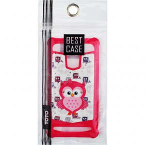 - Toto Universal TPU case with image 4,5 Owl Pink 3