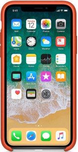 - Toto Silicone Case Apple iPhone X/XS Orange 3