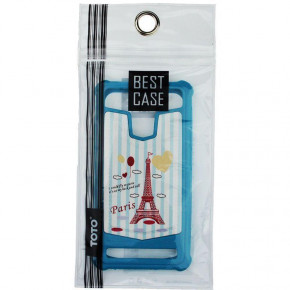 - Toto Universal TPU case with image 5,5 Eiffel Tower Blue 3