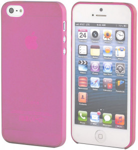 - Toto Ultra Thin TPU Case iPhone 5/5S/SE Pink