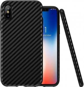 - Toto Ultra slim PP case with carbon surface iPhone X Black 3