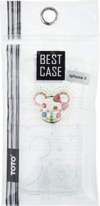 - Toto TPU case with stones iPhone X Mouse Transparent 3