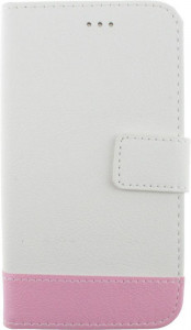 - TOTO Book Universal cover 4.5-5.0 White/Pink #I/S