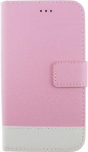 - TOTO Book Universal cover 4.5-5.0 Pink/White #I/S