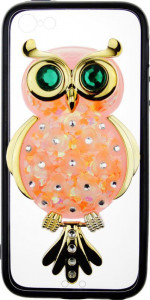 - Toto TPU Case Decorative Stones IPhone 5/5S/SE Owl Black