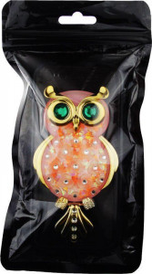 - Toto TPU Case Decorative Stones IPhone 5/5S/SE Owl Black 3