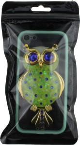 - Toto TPU Case Decorative Stones IPhone 5/5S/SE Owl Green 3