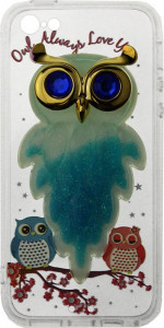 - Toto TPU Case Decorative Stones IPhone 5/5S/SE Owls Cold Ice