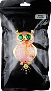 - Toto TPU Case Decorative Stones IPhone 6 Plus/6S Plus Owl Black 3