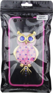 - Toto TPU Case Decorative Stones IPhone 6 Plus/6S Plus Owl Pink 3