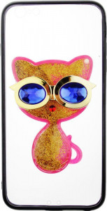 - Toto TPU Case Decorative Stones IPhone 6 Plus/6S Plus Cat Pink