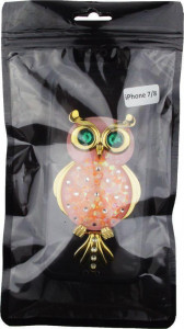 - Toto TPU Case Decorative Stones IPhone 7/8 Owl Black 3