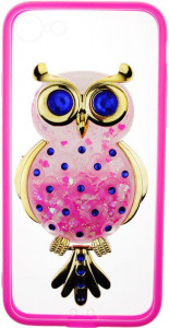 - Toto TPU Case Decorative Stones IPhone 7/8 Owl Pink