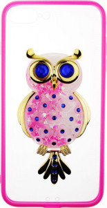 - Toto TPU Case Decorative Stones IPhone 7 Plus/8 Plus Owl Pink