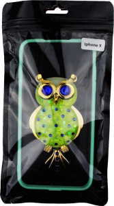 - Toto TPU Case Decorative Stones IPhone 7 Plus/8 Plus Owl Green 3