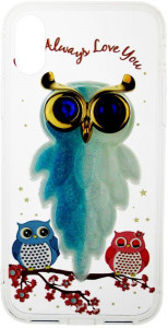 - Toto TPU Case Decorative Stones IPhone X Owls Cold Ice