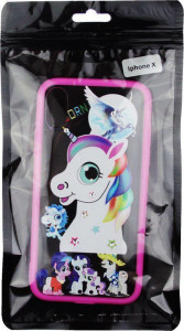 - Toto TPU artoon Network Case IPhone X Pink Unicorn 3