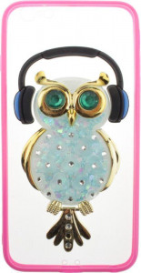 - Toto TPU Stones Case IPhone 6 Plus/6S Plus Owl in Headphones Green