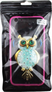 - Toto TPU Stones Case IPhone 6 Plus/6S Plus Owl in Headphones Green 3