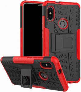 - Toto Dazzle Kickstand 2 in 1 Case Xiaomi Mi 6x/Mi A2 Red