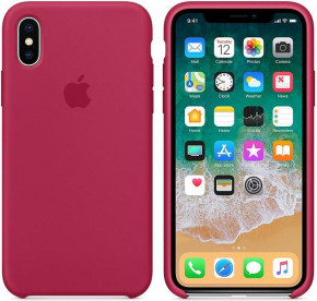 - Toto Silicone Case Apple iPhone XS Max Rose Red 3