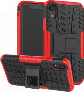 - Toto Dazzle Kickstand 2 in 1 Case Apple iPhone XR Red