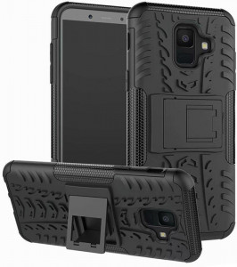 - Toto Dazzle Kickstand 2 in 1 Case Samsung Galaxy A6+ 2018 Black 8