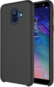 - TOTO Liquid Silicone case Samsung Galaxy A6 2018 (A600F) Black #I/S