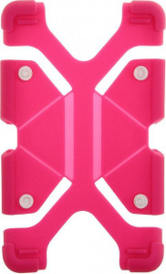 - Toto Tablet universal stand silicone case Universal 7/8 Hot Pink