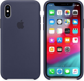 - Toto Silicone Case Apple iPhone X/XS Deep Blue 3