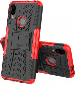 - Toto Dazzle Kickstand 2 in 1 Case Xiaomi Redmi Note 7 Red