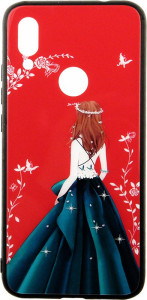 - Toto Glass Fashionable Case Xiaomi Redmi 7 Green Dress Girl