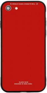 - Toto Pure Glass Case Apple iPhone 7/8 Red