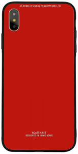 - Toto Pure Glass Case Apple iPhone X/XS Red