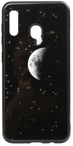 - Toto Cartoon Print Glass Case Huawei Y7 2019 Starry Sky