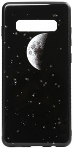 - Toto Cartoon Print Glass Case Samsung Galaxy S10+ Starry Sky