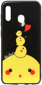 - Toto Cartoon Print Glass Case Huawei Y7 2019 Chicken Chick