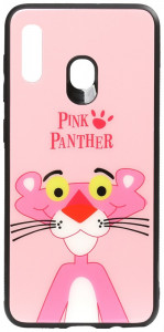 - Toto Cartoon Print Glass Case Huawei Y7 2019 Pink Panther