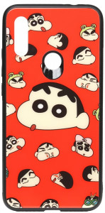 - Toto Cartoon Print Glass Case Xiaomi Redmi 7 monkey