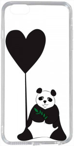 - Toto Acrylic+TPU Print Case Apple iPhone 6/6s #53 Panda B Transparent