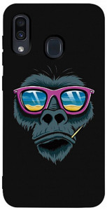 - Toto Matt TPU 2mm Print Case Samsung Galaxy A20/A30 #67 Monkey Glass Black